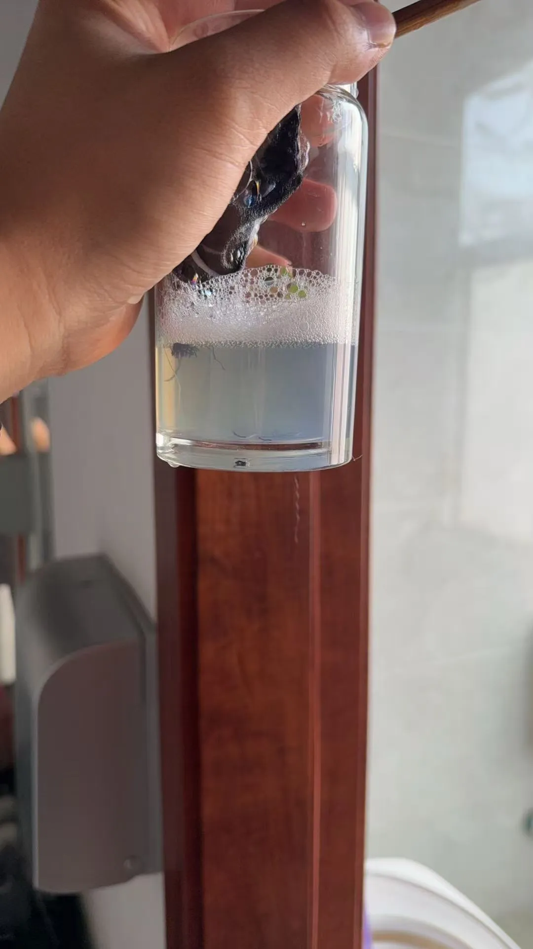 In-house washing colorfastness inspection