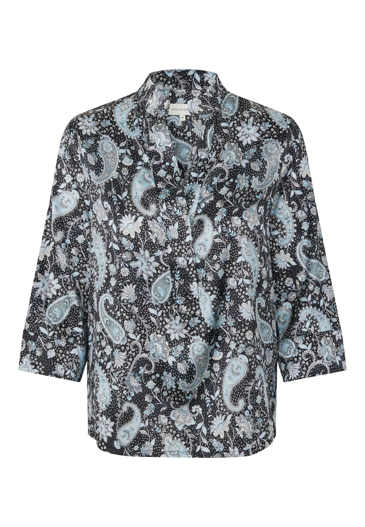 款式1面料1-silk blouse-16mm 92%silk 8%elastane twill blouse Danitta