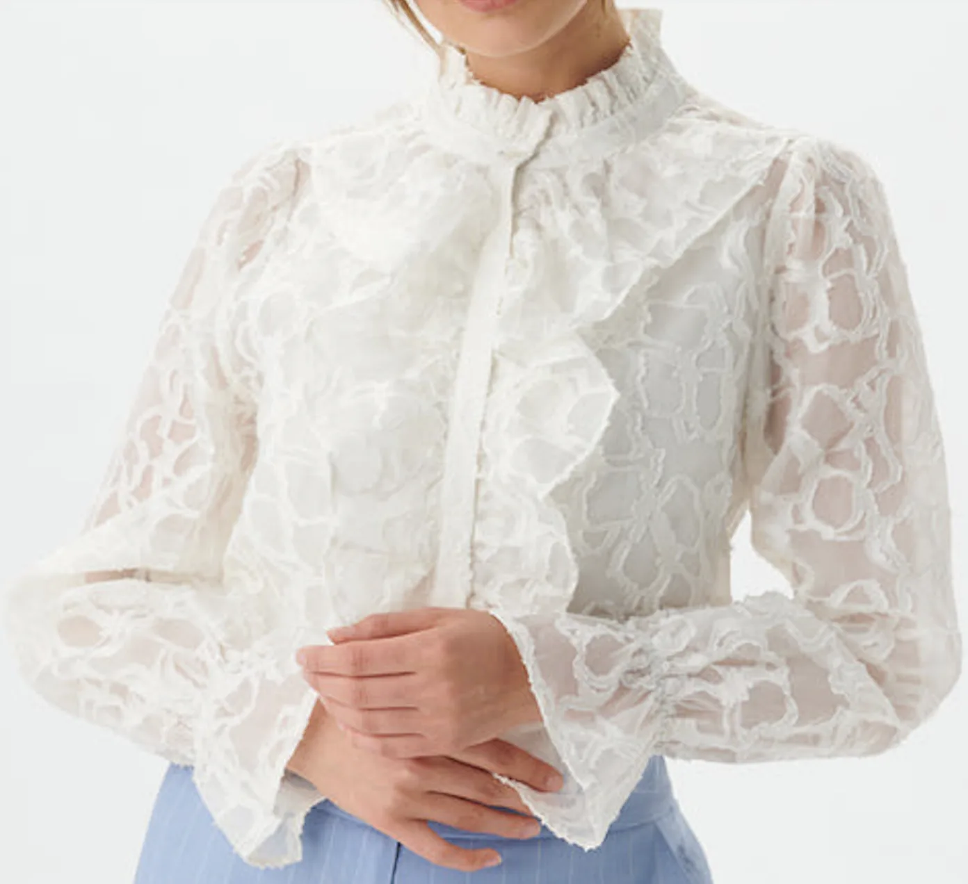 款式1面料1-silk cotton linen blouse-51%silk 19%cotton 30%linen blouse jacquard