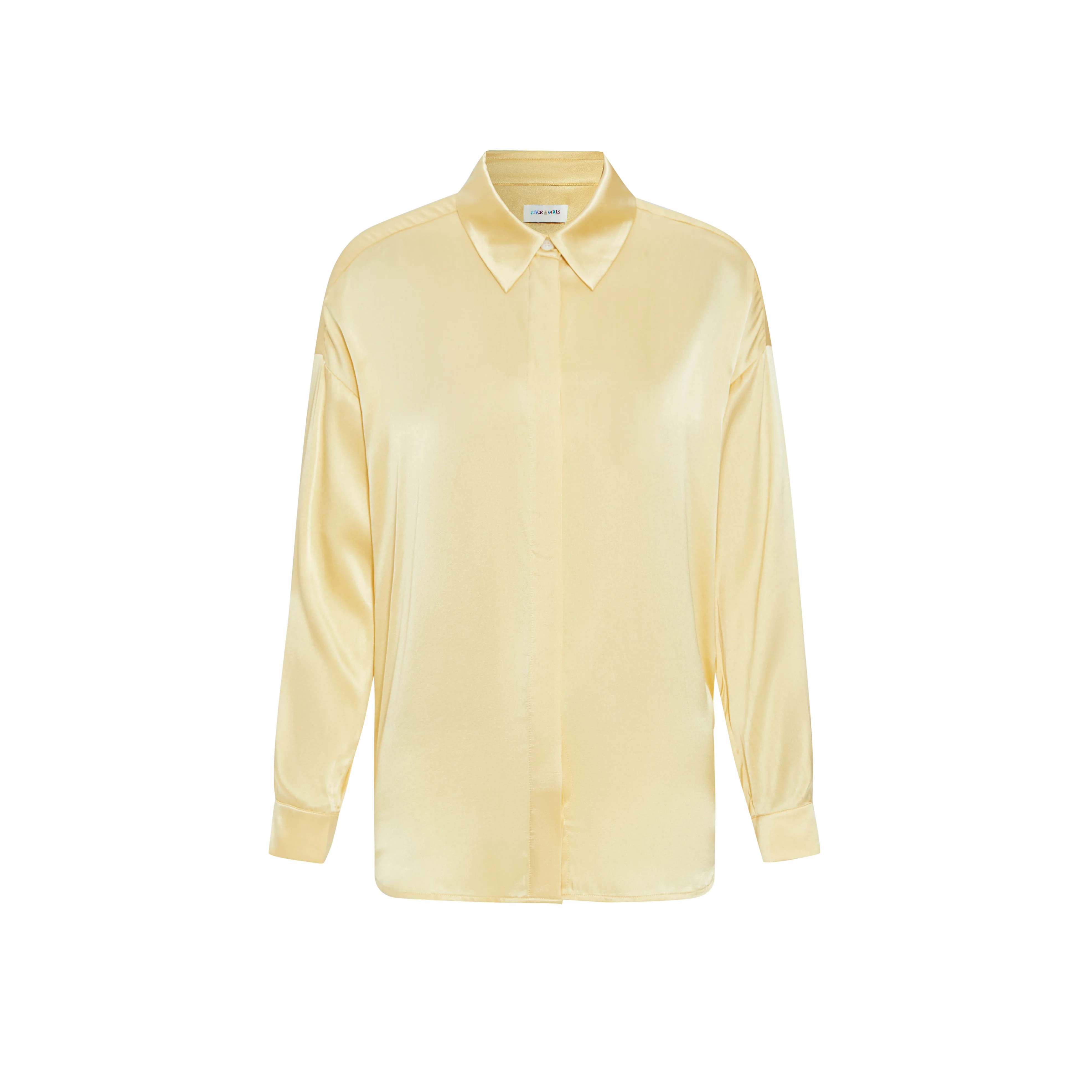 款式1面料1-silk shirt-16mm 92%silk 8%elastane satin shirt